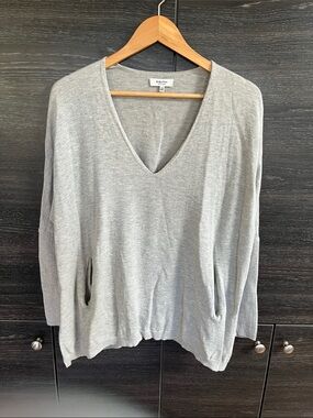 Babaton Linen Mix Oversized Sweater S/M